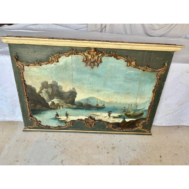 19th Century Italian Seascape Oil on Panel Painting For Sale - Image 4 of 12