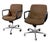 Pair of Vintage Swivel Tilt Office Chairs Attributed To Steelcase, Circa 1970's For Sale In New York - Image 6 of 12