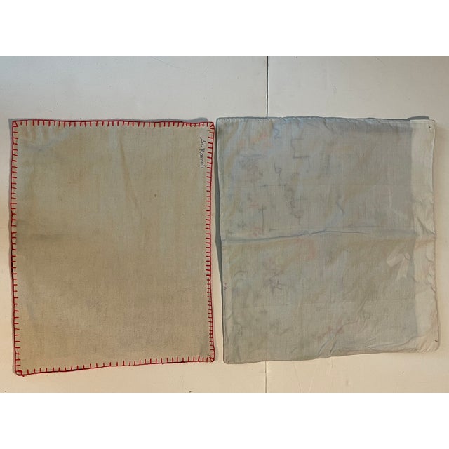 Textile Vintage Peruvian Textile Art Artist Signed For Sale - Image 7 of 9