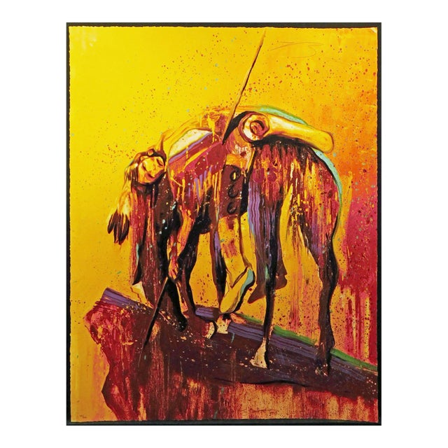 Earl Biss "The End of the Trail" Serigraph on Paper Hand Signed Unframed Art For Sale