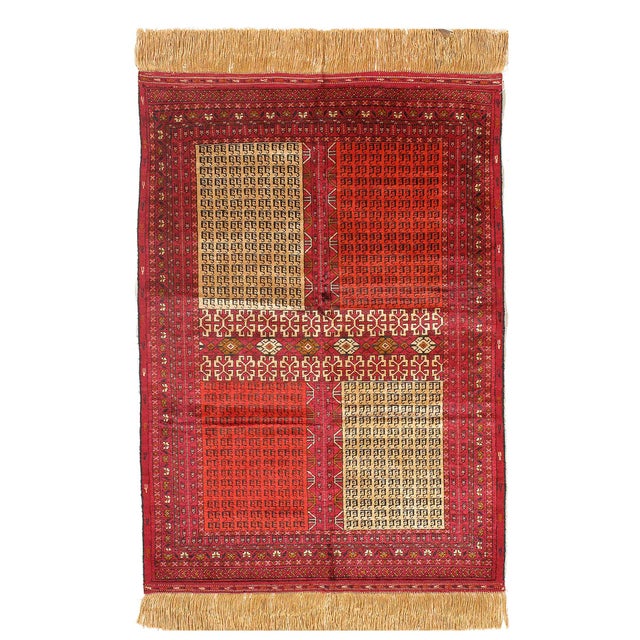 Pasargad DC Double-Sided Hand-Knotted Silk Quchan Rug For Sale In Washington DC - Image 6 of 6