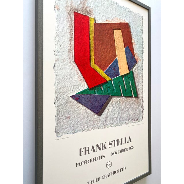 【中古】The Modern Poster Frank Stella Vintage 1975 Lithograph Print 