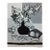 Shannon Parabera Original Vinyl Collage Signed Flowers 2000 For Sale