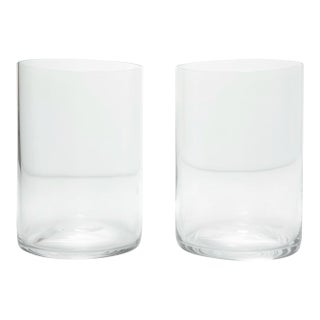 Waterford Elegance Collection Pair of Crystal Old Fashioned Tumbler Glasses For Sale