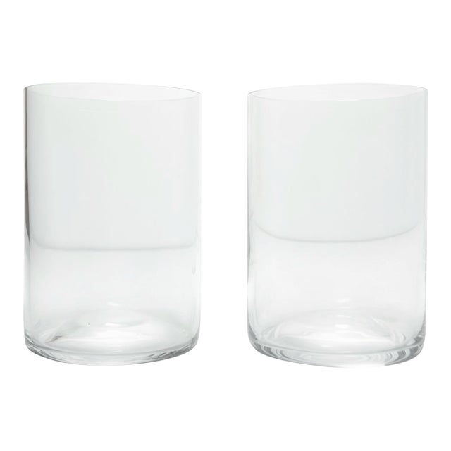 Waterford Elegance Collection Pair of Crystal Old Fashioned Tumbler Glasses For Sale