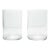 Waterford Elegance Collection Pair of Crystal Old Fashioned Tumbler Glasses For Sale