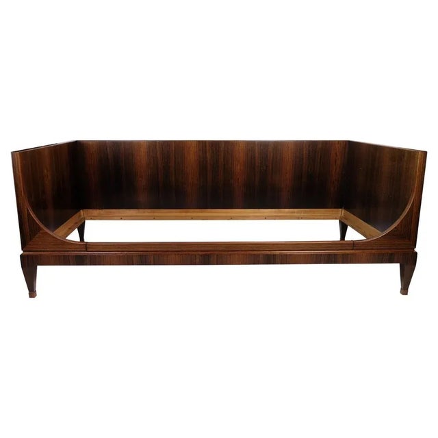 Danish Modern Bed in Veneered Rosewood, 1960s For Sale - Image 10 of 10