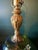 Metal Pair of Vintage Green Iridescent Glass Hollywood Regency Table Lamps, in the Manner of Carl Falkenstein For Sale - Image 7 of 8