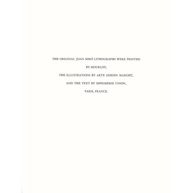 Joan Miró "Lithograph Ix" 1975 Lithograph For Sale In New York - Image 6 of 7