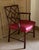 Thomas Chippendale English Georgian Chinese Chippendale Style Mahogany Cockpen Armchair For Sale - Image 4 of 18