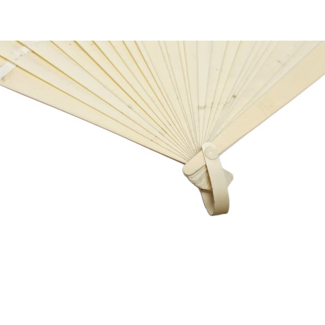 Plastic Art Nouveau Polish Celluloid Fan, 1900s For Sale - Image 7 of 11