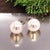 White Akoya Pearl Earrings 14k White Gold Certified For Sale - Image 8 of 18