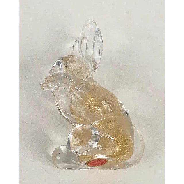 Mid-Century Italian Murano Glass Rabbit Sculpture from Seguso, 1960s For Sale - Image 9 of 14