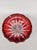 1970s Lorraine Crystal Ashtray in Ruby, 1970s For Sale - Image 5 of 6