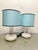 Vintage Tris Snow Table Lamp, 1970s, Set of 3 For Sale - Image 9 of 18