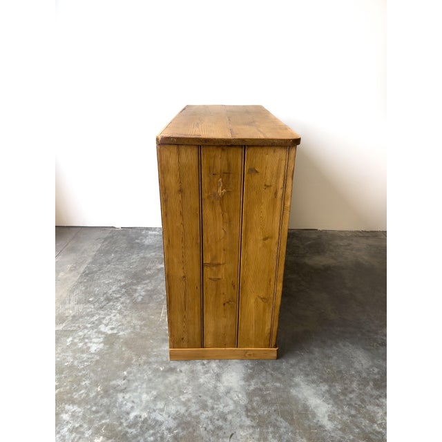 Coffee Antique English Pine School Cupboard For Sale - Image 8 of 11