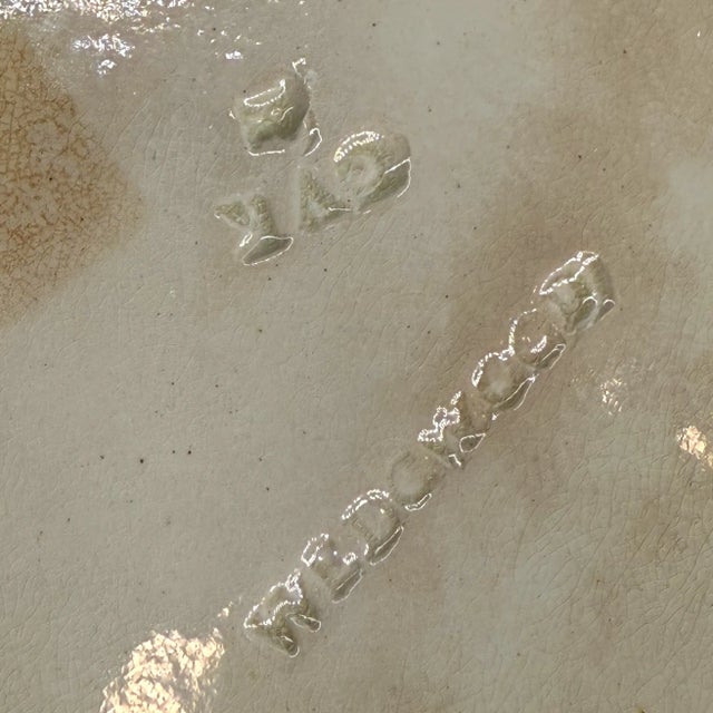 A Wedgwood Majolica Red Lobster Plate on Cobalt Ground, English, Dated 1882 For Sale - Image 9 of 10