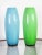 Green and Blue Art Glass Vases from Egermann, 1980s, Set of 2 For Sale - Image 12 of 12