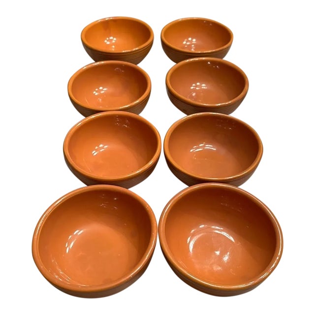 Vintage McCoy Pottery Bowls-Set of 8 For Sale