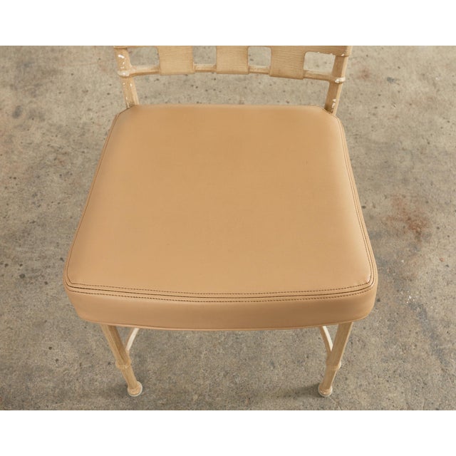 Brown Jordan Labeled Neoclassical Style Garden Dining Suite For Sale - Image 17 of 18