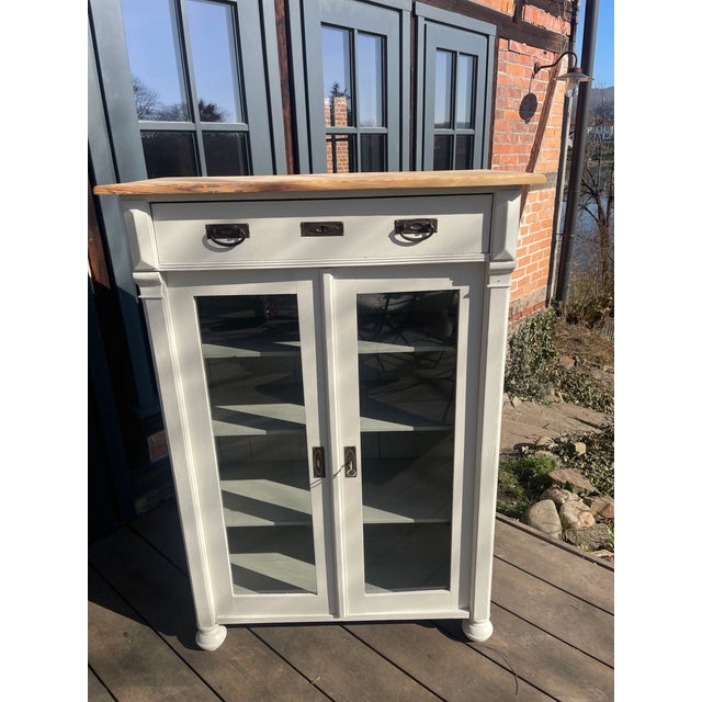 Antique Vertical Buffet in Fir, 1890s For Sale - Image 15 of 18