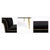 Vintage Black Fabric Bench, 1980s For Sale - Image 3 of 4