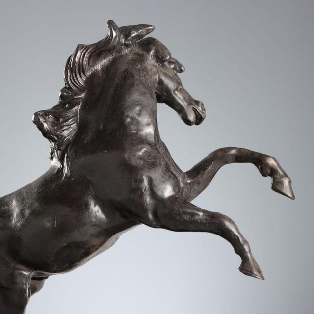 Bronze Prancing Horse Figurine For Sale - Image 6 of 9