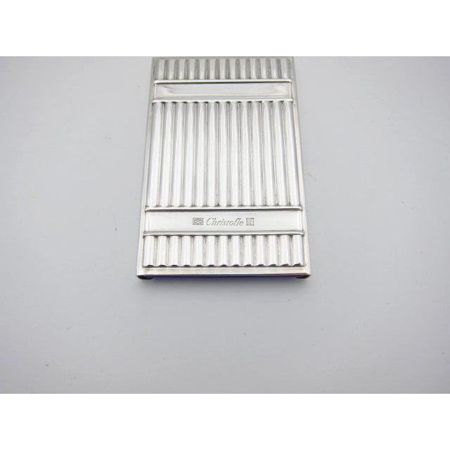 Late 20th Century Boxed Christofle Calculator Converter With Silverplated Cover For Sale - Image 5 of 10