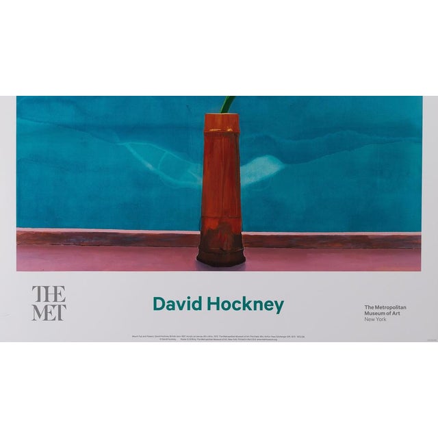 Mount Fuji and Flowers Poster attributed to David Hockney, 2016 For Sale - Image 4 of 5