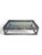 A striking example of 1970s American modernist furniture design, this chrome and glass coffee table by the American Design...