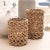 Add a fresh, natural accent piece to your home using the large Sea Grass Open Weave Hurricane With Glass Insert. This...