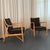 Mid-Century Modern 1980s Pair of Mid-Century Modern Finn Juhl Model 45 Style Open Armchairs For Sale - Image 3 of 12