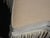 Wood Off White Star Shaped Ottoman Footstool W Velvet and Fringe For Sale - Image 7 of 13