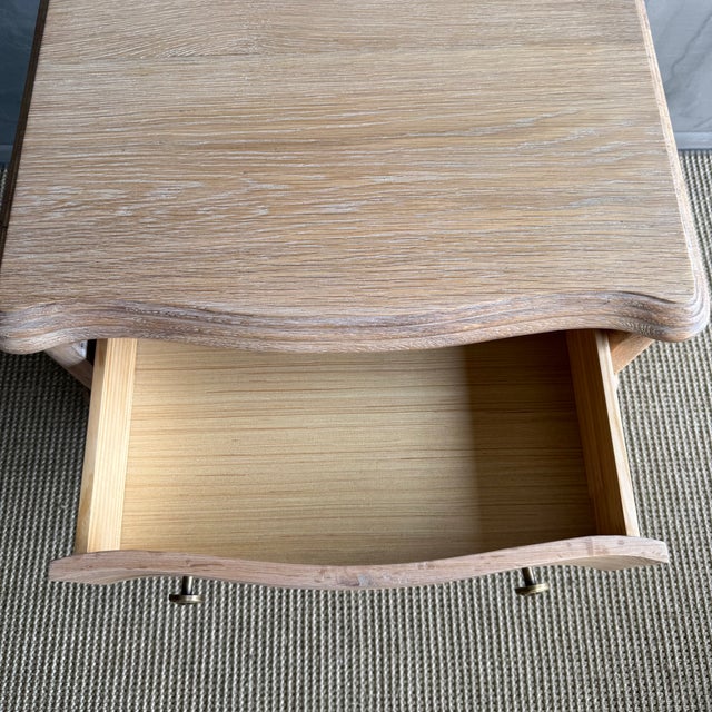 European Oak Night Stand With 3 Drawers For Sale - Image 10 of 10