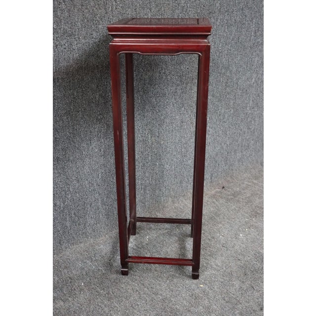 Chinese Chinese Rosewood Plant Stand For Sale - Image 3 of 6