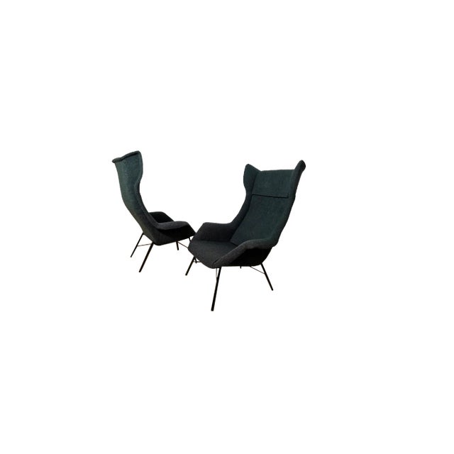 Set of Czechoslovakia Lounge Chair by Miroslav Navratil, 1960s For Sale