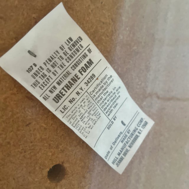 Brass 1970s Lucite Brass Arched Vanity Mirror & Stool Made by Hill Manufacturing - Set of 2 For Sale - Image 8 of 12