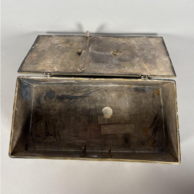 Antique Silver 950 Box, 1800s For Sale - Image 6 of 9