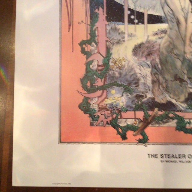 Printmaking Materials The Stealer of Souls by William Kaluta 1989 For Sale - Image 7 of 12