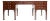 Baker Collector's Edition Georgian Mahogany Writing Table Desk For Sale