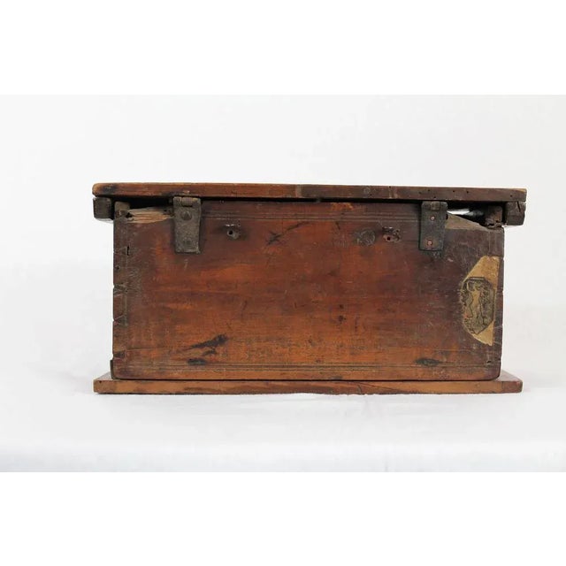 Wooden Minnekästchen Box, 15th Century For Sale - Image 4 of 11