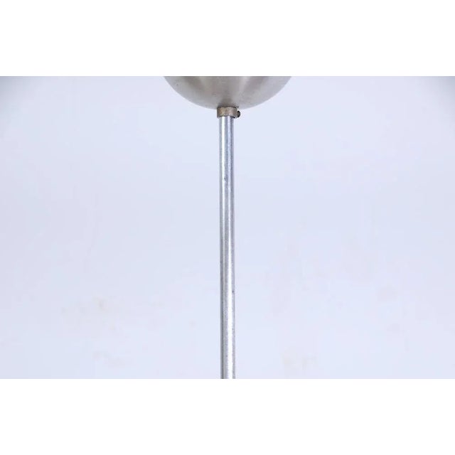 Glass Mid-Century Glass Ceiling Lamp, 1950s For Sale - Image 7 of 10