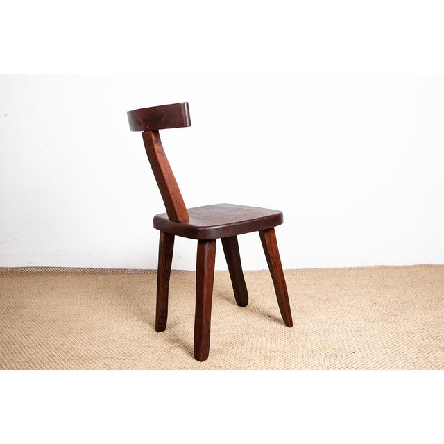 Scandinavian T Model Chairs in Elm in the style of Olavi Hanninen, 1960s, Set of 4 For Sale - Image 13 of 18