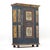 Rustic Antique Rustic Farmhouse Painted Bridal Cabinet, 1863 For Sale - Image 3 of 16