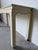Vintage Baker Furniture Asian Style Console Table With Ivory Raffia / Grasscloth Textured Finish For Sale - Image 11 of 12