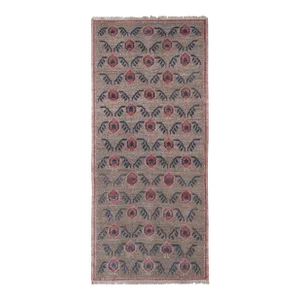 Hand-Knotted Turkish Runner Rug 2'7'' X 6'