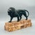 Early 20th Century Bronze Walking Lion For Sale - Image 6 of 8