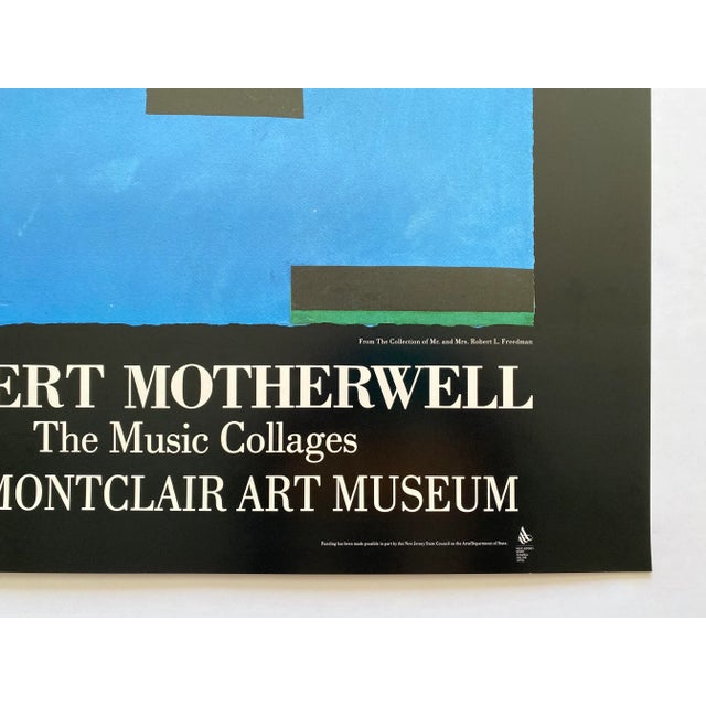 Robert Motherwell Vintage 1989 Abstract Expressionist