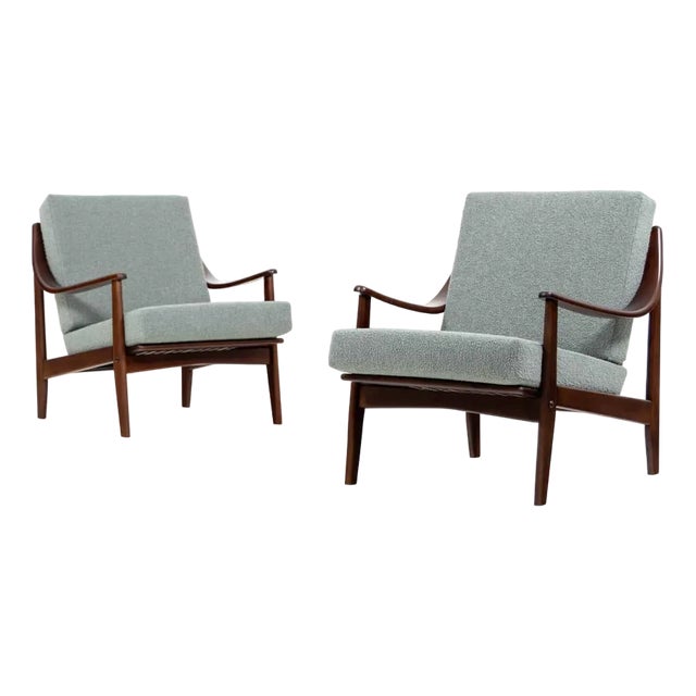 Set of Danish Lounge Chairs, 1960s For Sale