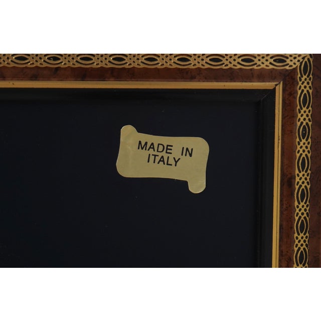 Italian 2 Door Etched Glass Decorated Curio Display Cabinet For Sale - Image 15 of 15